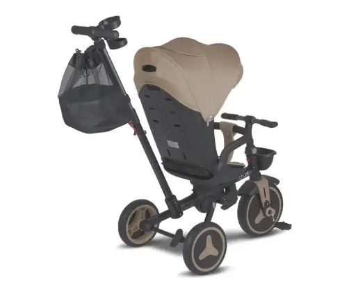 Coccolle Urbio Plus foldable tricycle Mocha Beige