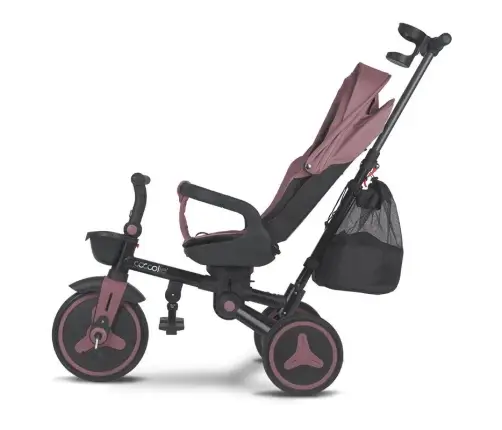 Coccolle Urbio Plus foldable tricycle Smoked Pink