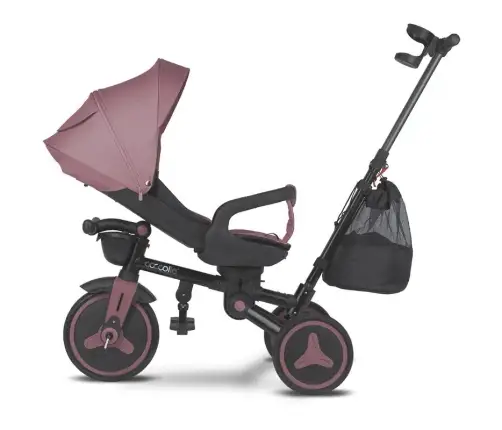 Coccolle Urbio Plus foldable tricycle Smoked Pink