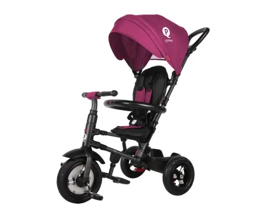 Qplay Rito AIR Tricycle with rubber inflated wheels Violet