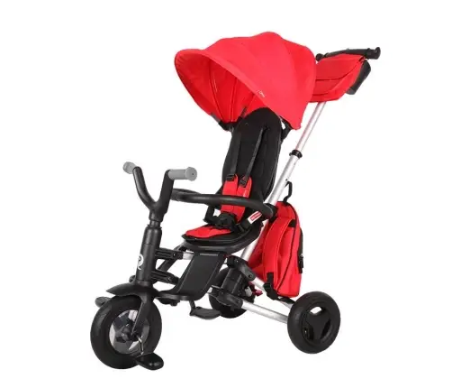Ultra-foldable Tricycle Qplay Nova Rubber Red