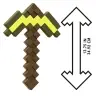 Minecraft Basic Roleplay Gold Pickaxe JCV18