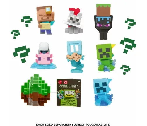 Minecraft Mini Mode Spawn Egg Asst​ HXT64