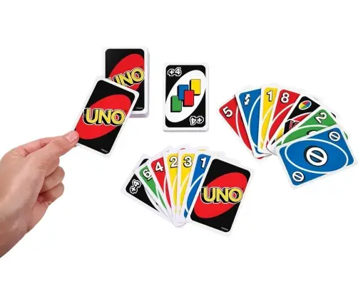 Uno Card Game Display W2087
