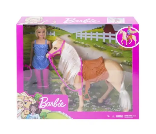 Barbie Doll & Horse FXH13