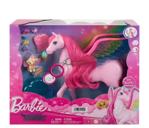 Barbie A Touch Of Magic vienradzis lelle Pegasus rotaļlieta HLC40