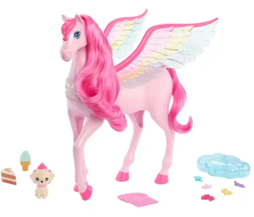 Barbie A Touch Of Magic vienradzis lelle Pegasus rotaļlieta HLC40