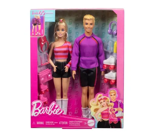 Barbie & Ken Fashionistas 2-pack HXK90