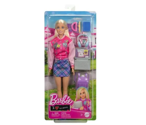 Barbie Back to School Doll and Piece Count HRG84