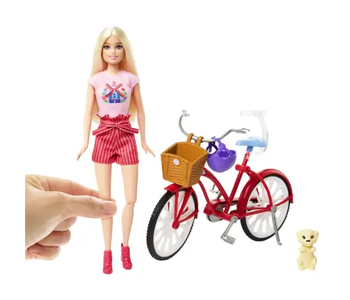 Barbie Bicycle with Doll HWJ00