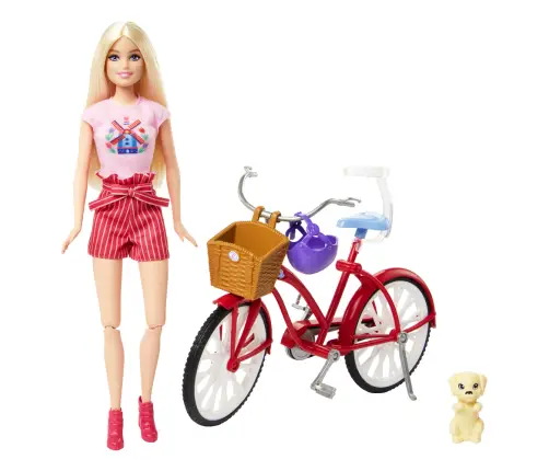 Barbie Bicycle with Doll HWJ00