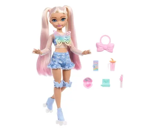 Barbie Dream Besties Roller Skate - Malibu lelle JFX96
