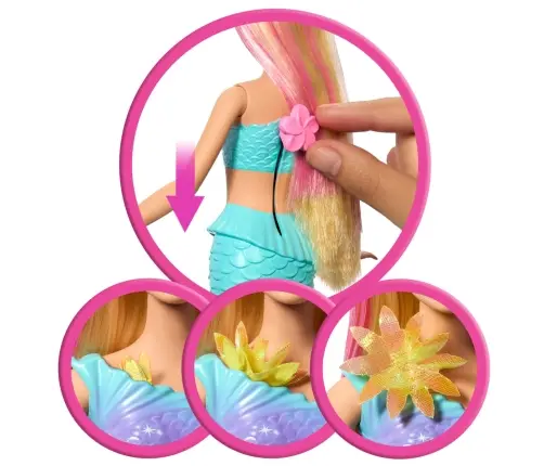 Barbie Dreamtopia Blooming Magic Mermaid - Blonde JDM72