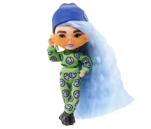 Barbie Extra Mini Doll - Icy Blue Hair HGP65