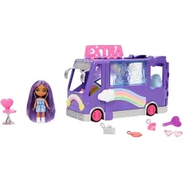 Barbie Extra Mini lelle + Tour Bus HKF84