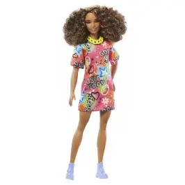 Barbie Fashionistas Doll - Good Vibes T-Shirt Dress (New pack.) HPF77