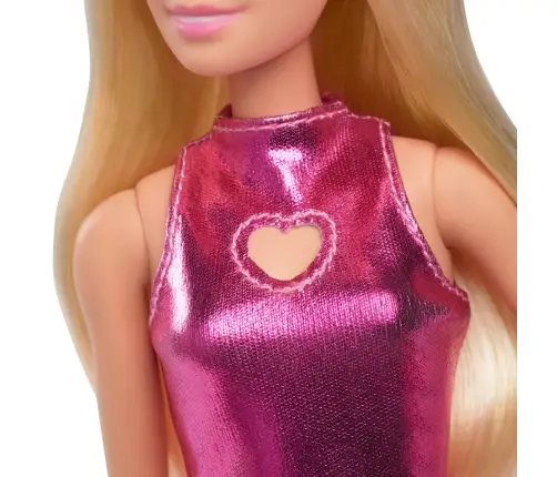 Barbie Fashionistas Doll - Pink Dress Heart Cutout HYT88
