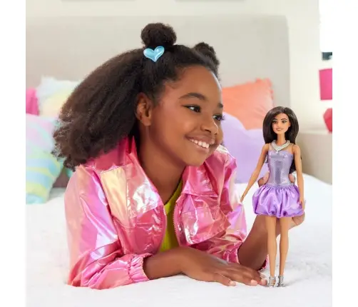 Barbie Fashionistas Doll - Purple Bubble Hem HYT92