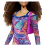 Barbie Fashionistas Doll - Rainbow Marble Swirl HJT03