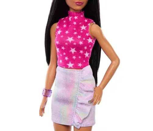 Barbie Fashionistas Doll - Rock Pink and Metallic HRH13