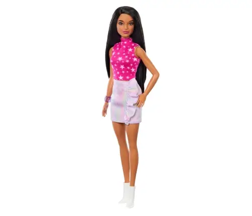 Barbie Fashionistas Doll - Rock Pink and Metallic HRH13