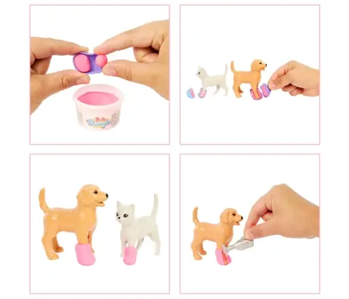 Barbie Fast Cast Pet Vet Clinic Playset w doll JFX93