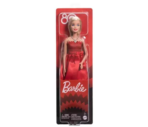Barbie Mattel 80th Anniversary Ruby Red Doll JGD25
