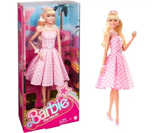 Barbie Movie - Pink Gingham Dress HPJ96