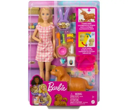 Barbie Newborn Pups 2.0 - Blonde HCK75
