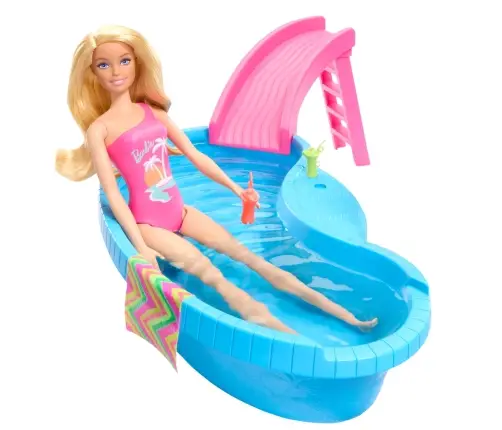 Barbie Pool with Doll - Refreshed HRJ74