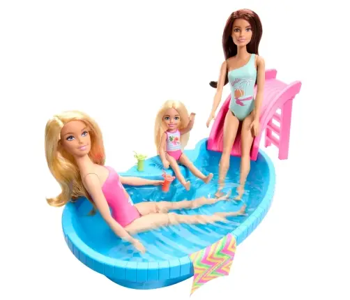 Barbie Pool with Doll - Refreshed HRJ74