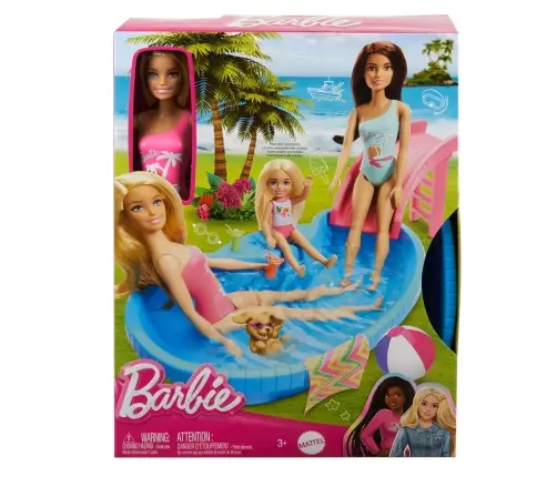 Barbie Pool with Doll - Refreshed HRJ74