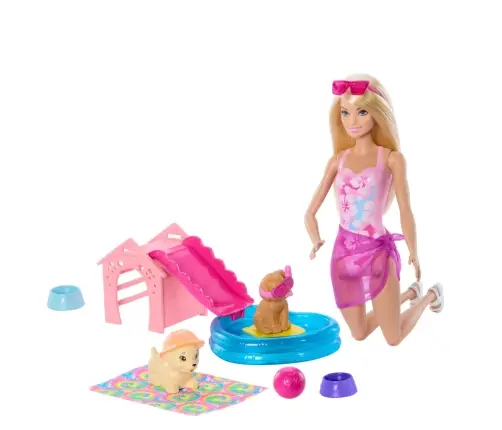 Barbie Puppy Pool Party JBF35