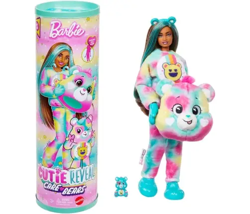 Barbie Cutie Reveal Care Bears 2 lelles iepakojums JFV59