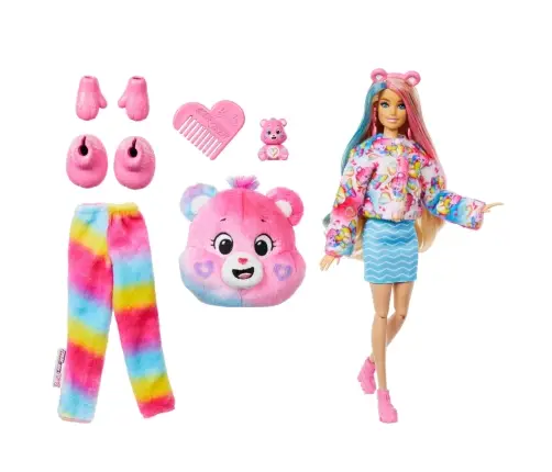 Barbie Cutie Reveal Care Bears Series 2 - Togetherness Bear (Light Skin) JFV60