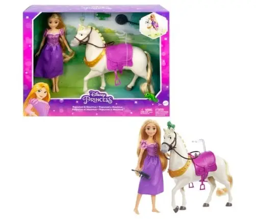 Disney Princess Fashion Lelle un Zirgs - Rapunzel HLW23