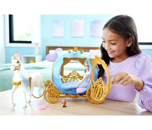 Disney Princess Fashion lelle Cinderella Carriage BuildUp HLX35