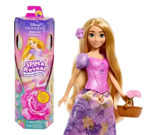 Disney Princess Fashion Doll Spin and Reveal Rapunzel HTV86