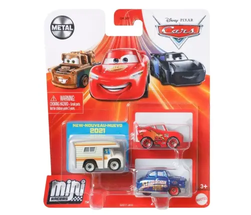 Cars Mini Racer 3-pack Asst - New GKG01