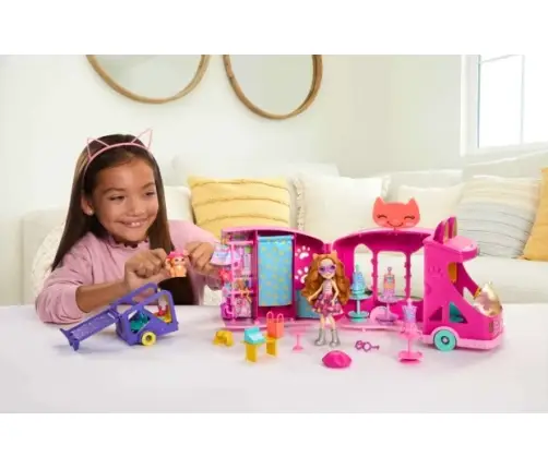 Enchantimals Cat Fashion Truck Playset HPB34