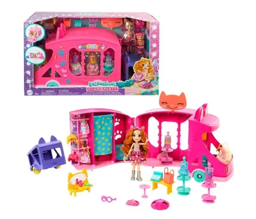Enchantimals Cat Fashion Truck Playset HPB34