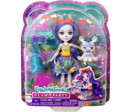 Enchantimals Deluxe Doll - Zebra HNV28