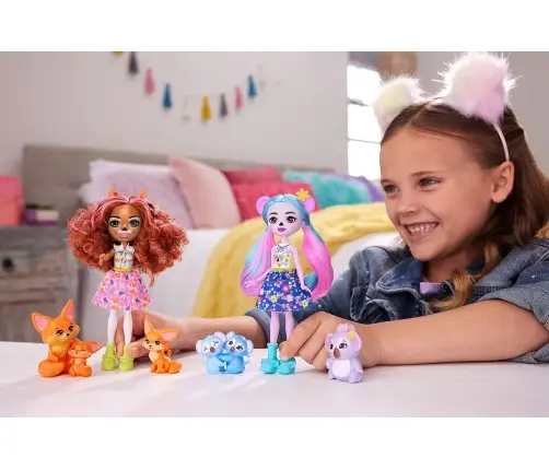 Enchantimals Fennec Fox & Family HNT60