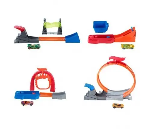 HW Action Stunt Trackset Asst FWM85