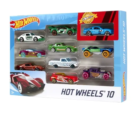 HW Basic Car 10-Pack Asst 54886