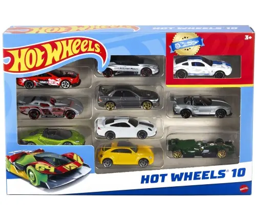 HW Basic Car 10-Pack Asst 54886