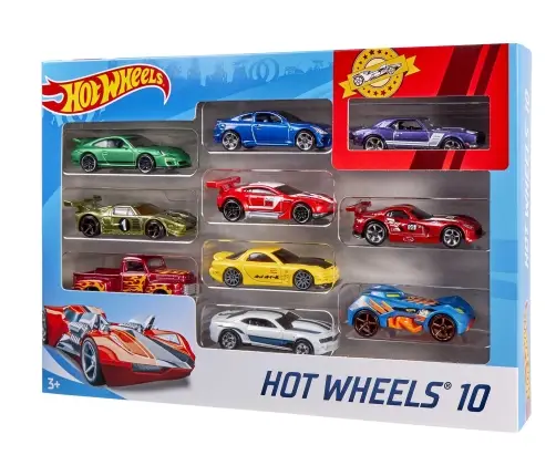 HW Basic Car 10-Pack Asst 54886