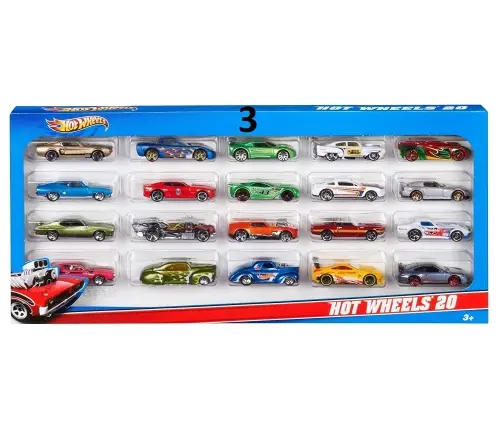 HW Basic Car 20-Pack Asst H7045