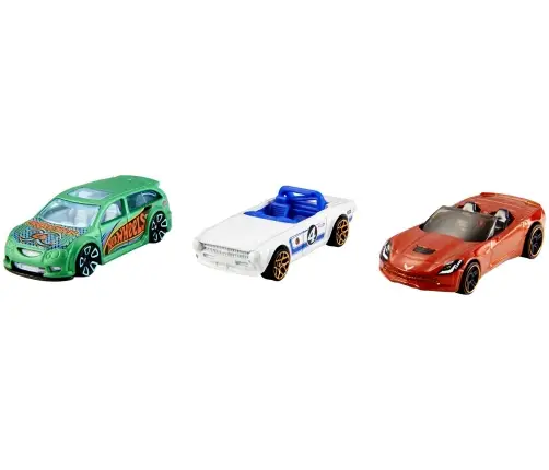 HW Basic Car 3-Pack Asst K5904