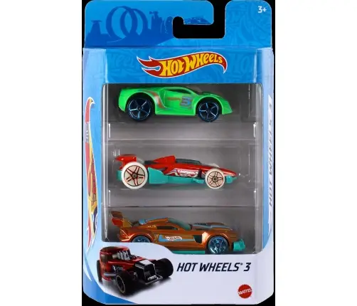 HW Basic Car 3-Pack Asst K5904